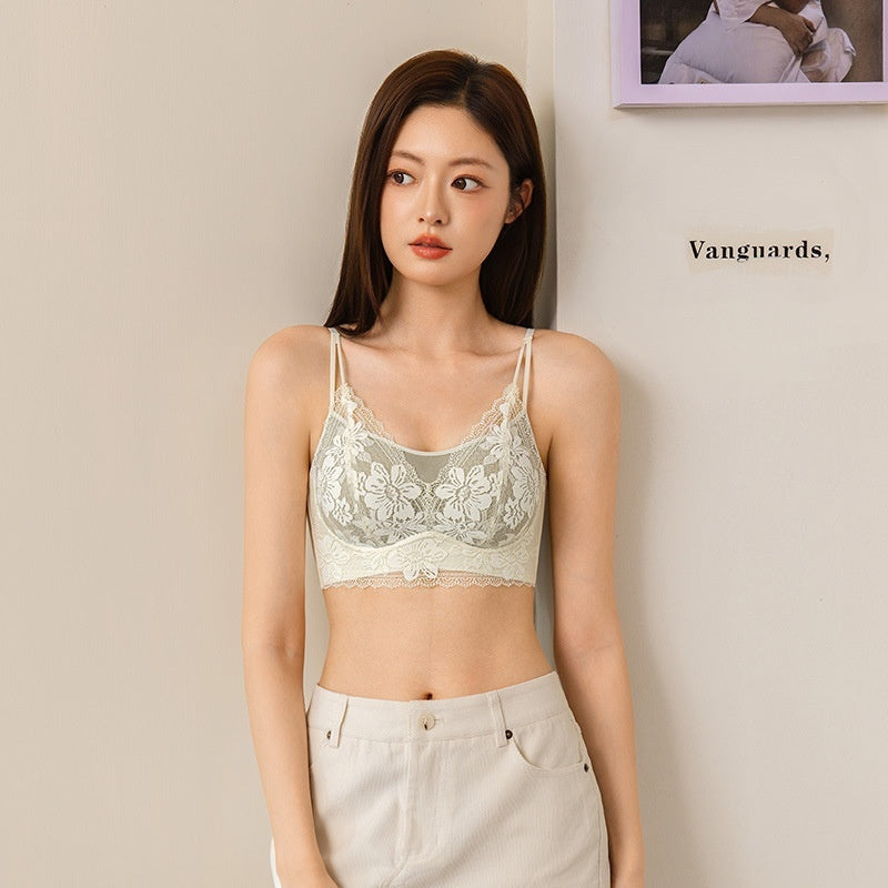Push-up seamless breathable shaping lace bras