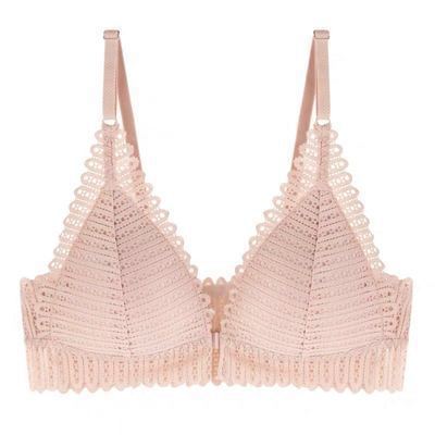 Elegant push-up lace and cotton bras