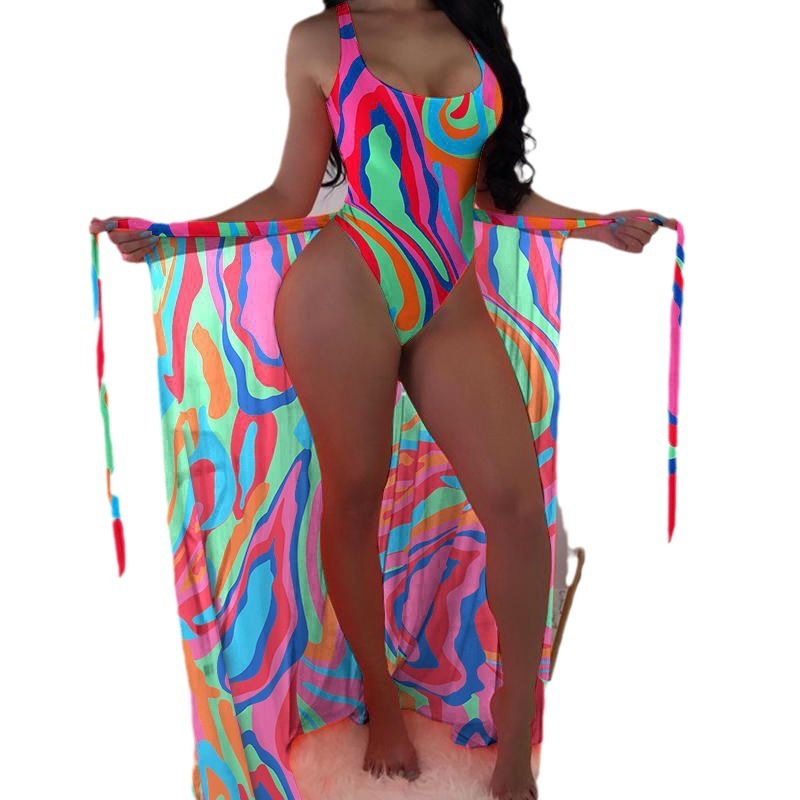 Mesh and polyester bikini sets - image 4