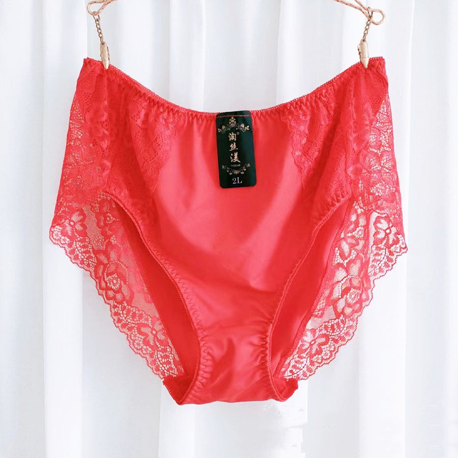 Elegant plus-size nylon lingerie briefs - image 4