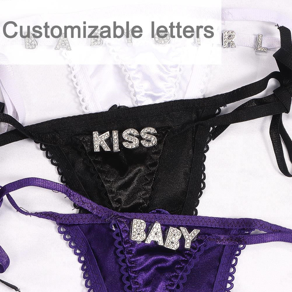 Low-waisted sheer lace and cotton lingerie briefs - image 4