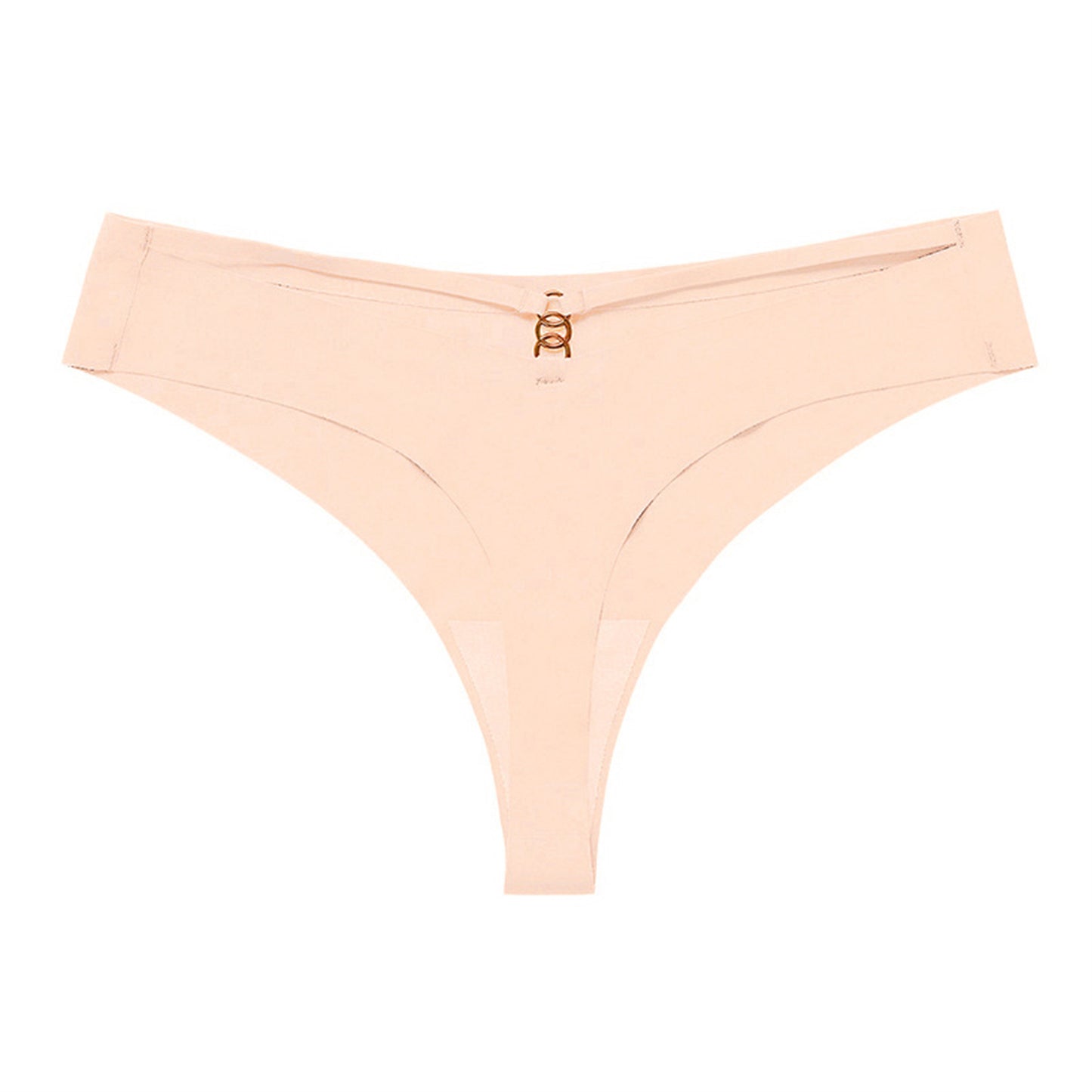 Low-waisted seamless breathable ice silk lingerie bodysuits