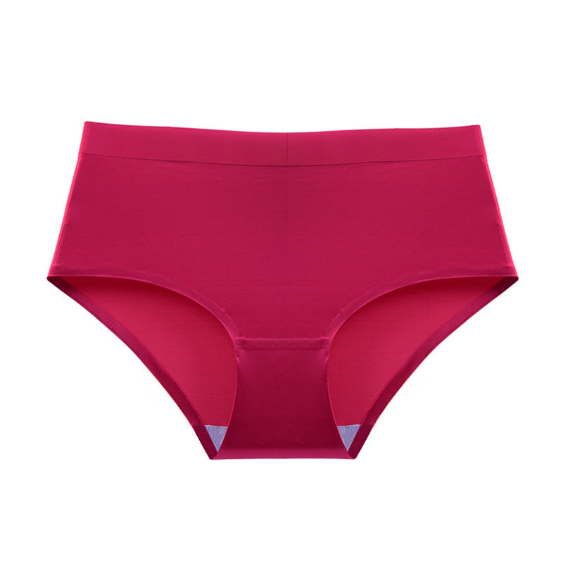 Seamless breathable cotton lingerie briefs