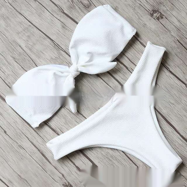 Black polyester lingerie bikini sets - image 3
