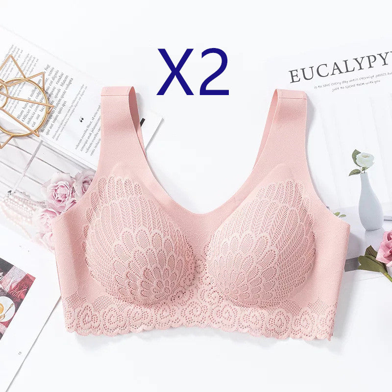 Lace and nylon bras