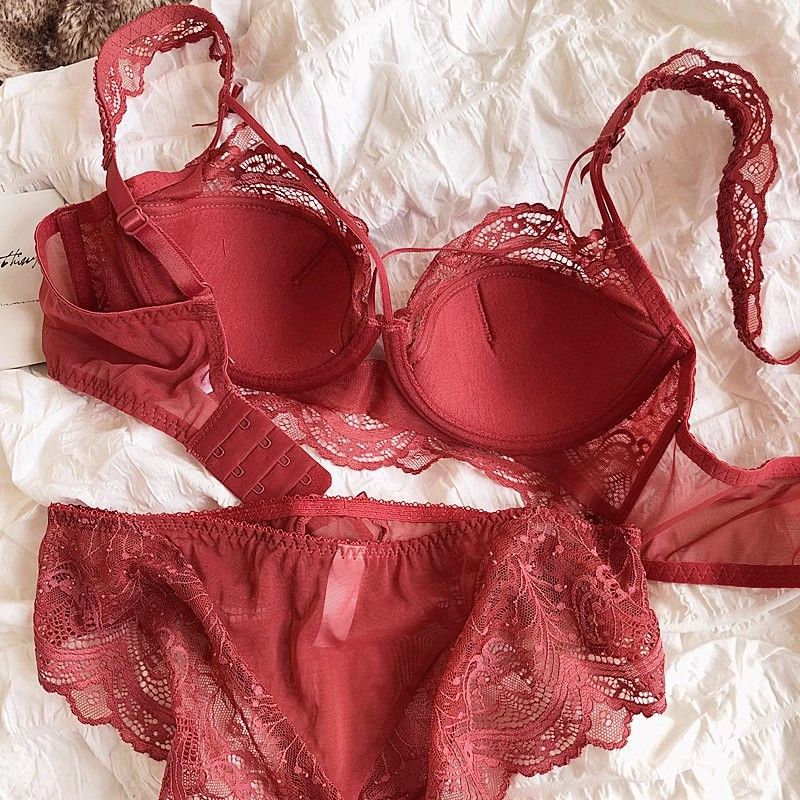 Underwire push-up breathable cotton lingerie sets - image 4
