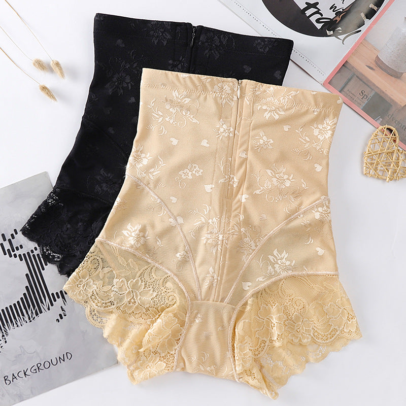 Elegant high-waisted silk lingerie briefs - image 4