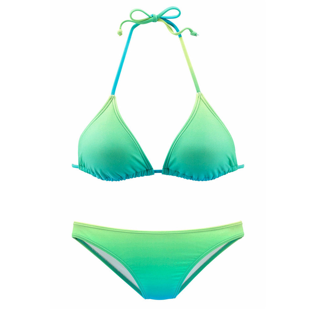 Stylish lace and polyester bikini sets