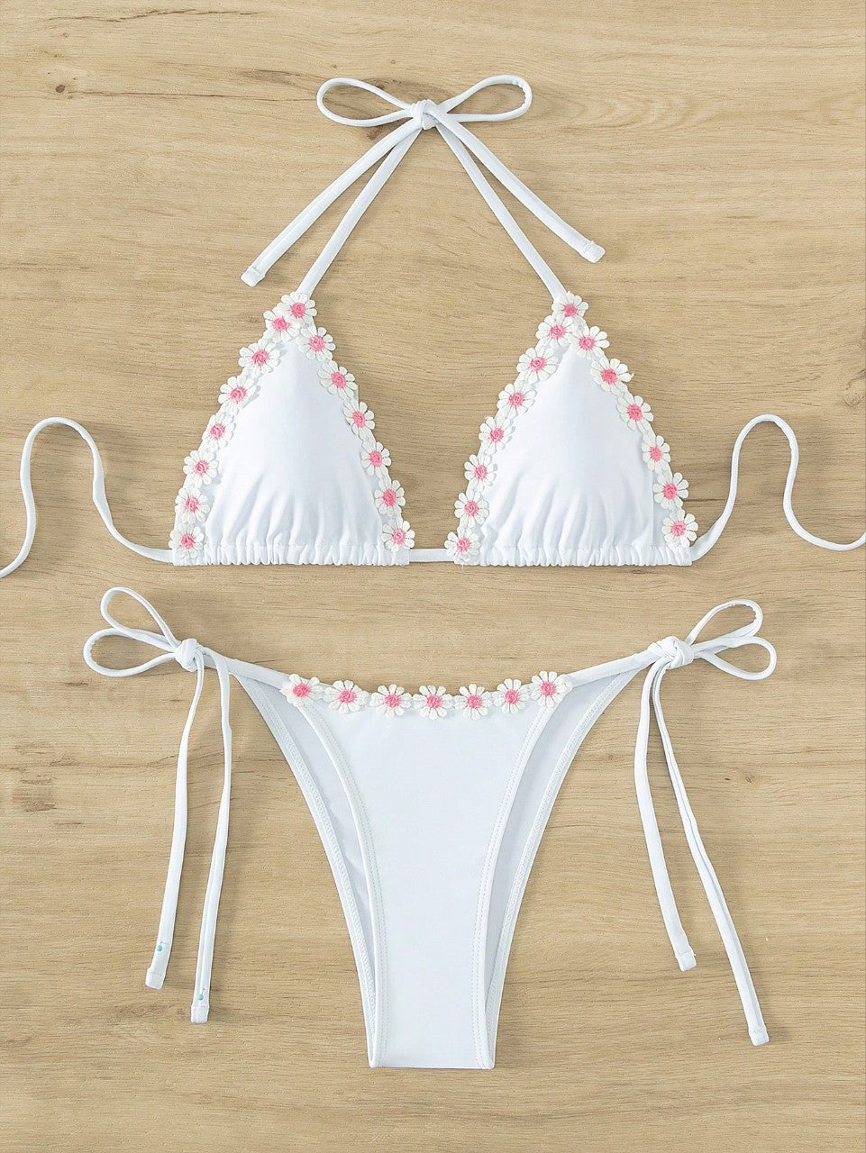 Black polyester lingerie bikini sets - image 4