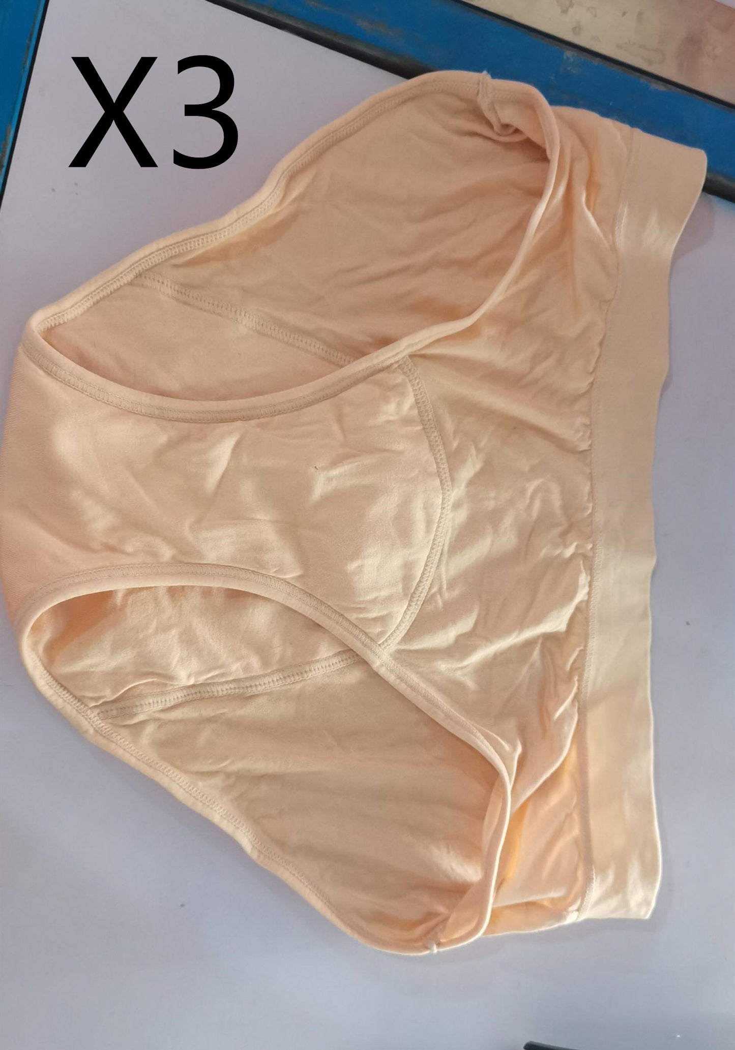 Elegant feminine cotton lingerie briefs
