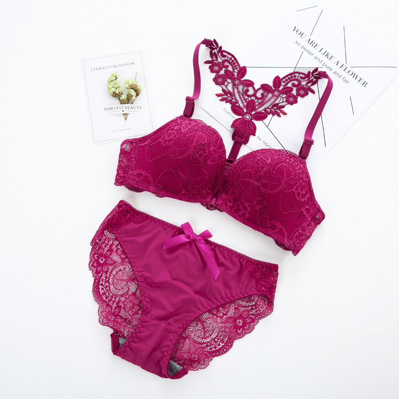 Lace and polyester bras - image 4