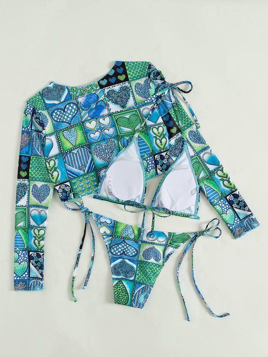 Polyester lingerie bikini set - product image 1
