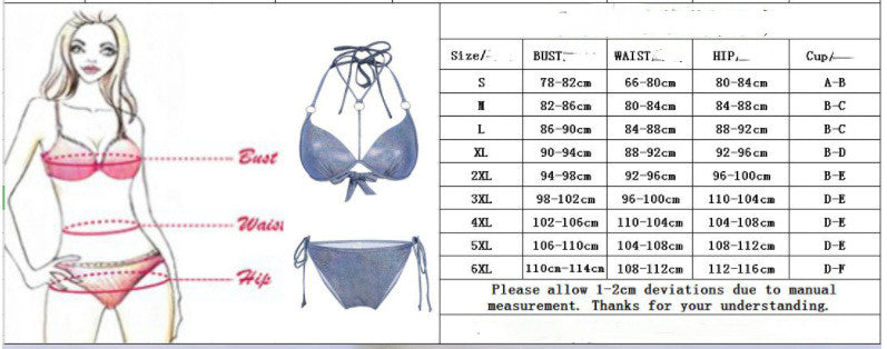 High-waisted cutout polyester bikini sets - image 4