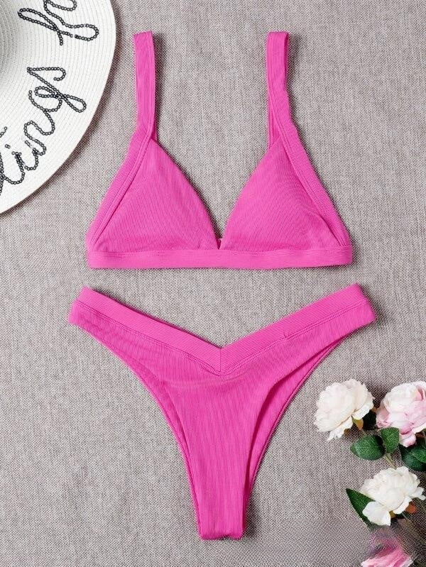 Stylish modern polyester bikini sets