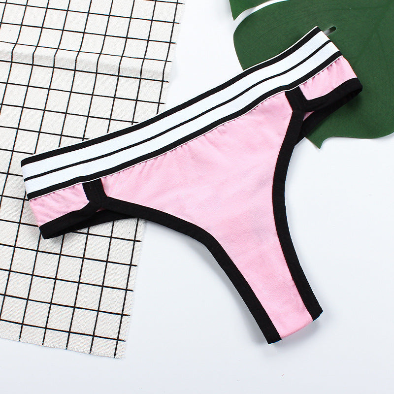 Low-waisted seamless cotton and polyester lingerie briefs - image 3