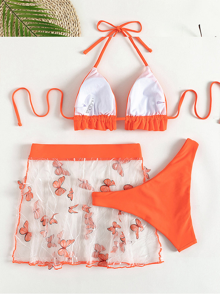 Push-up nylon lingerie skirt sets - image 1
