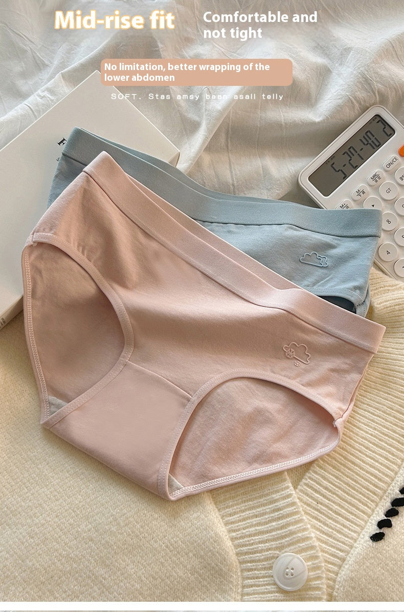 Seamless breathable cotton lingerie briefs - image 1