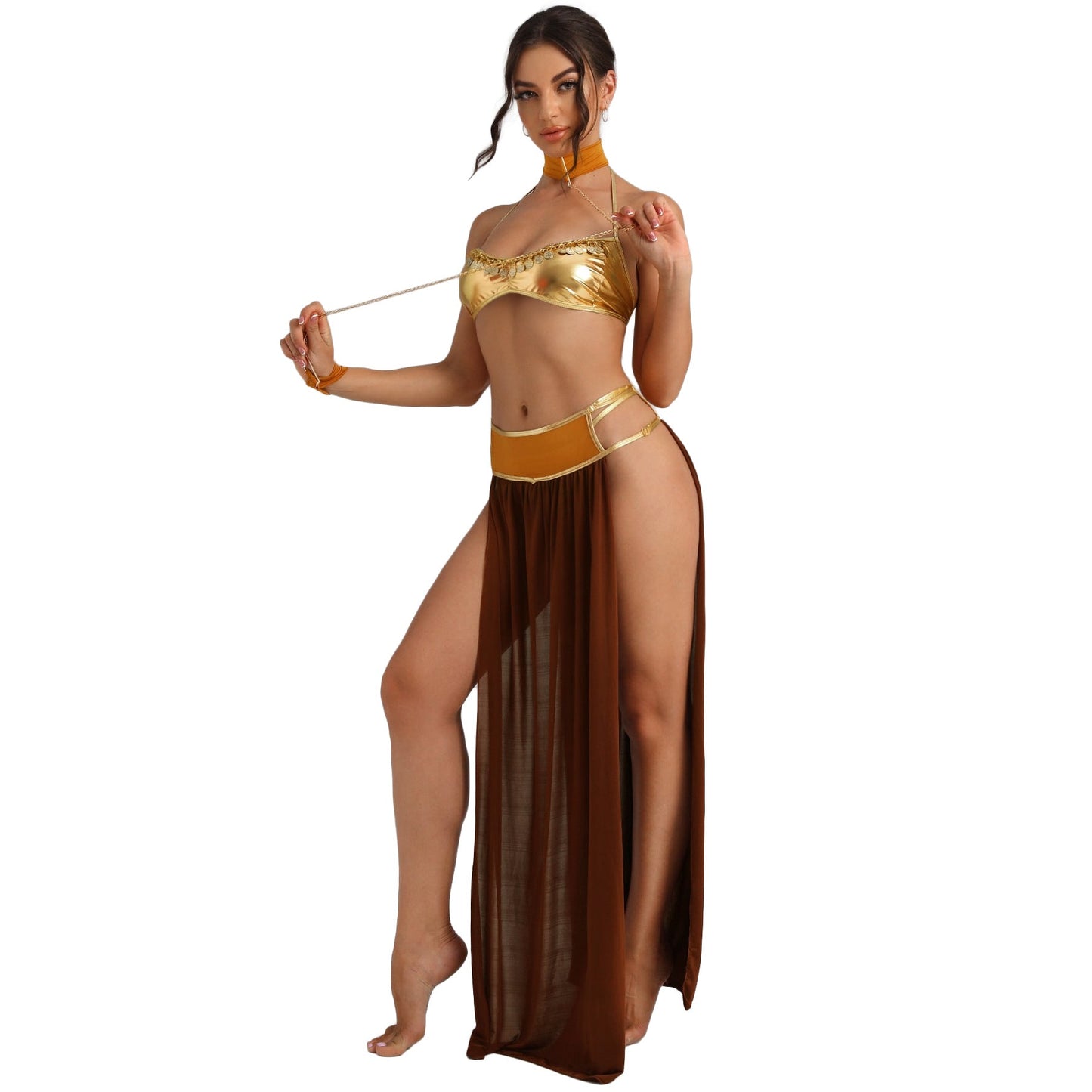 Elegant Plus-Size Spandex Lingerie Sets - Black / M product image