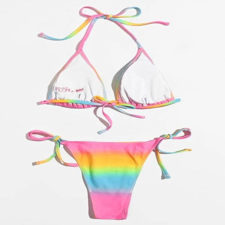 Stylish lace and polyester bikini sets - image 3
