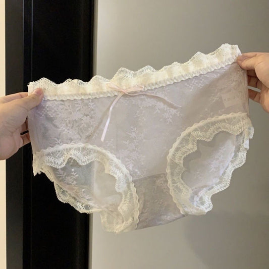 Mesh comfortable breathable cotton briefs