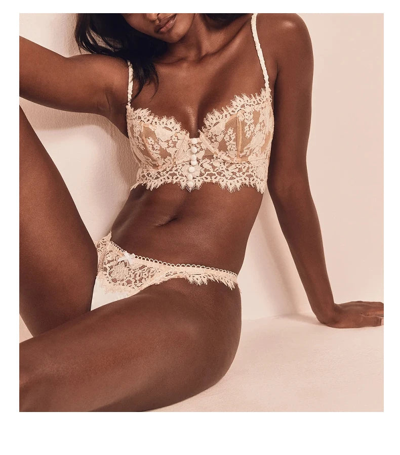 Elegant feminine lace and nylon bras - image 2
