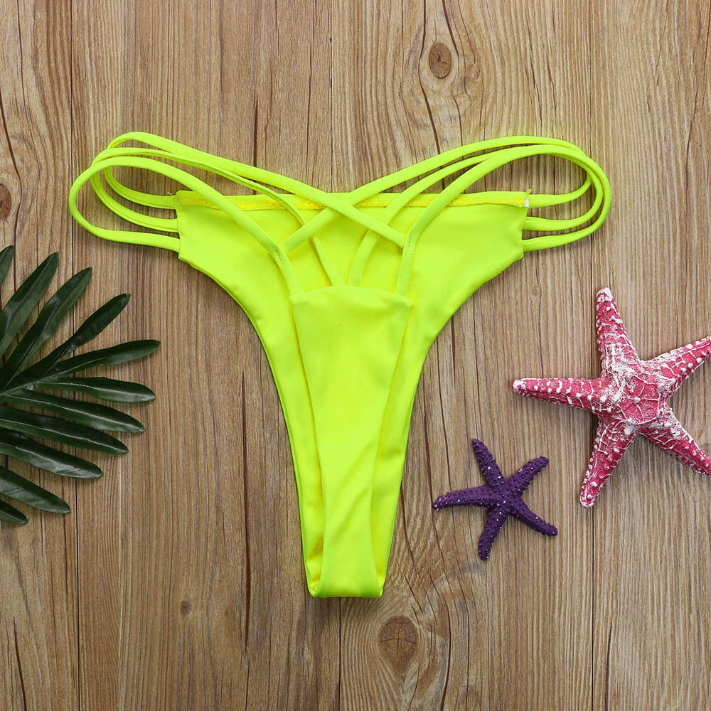 Elegant feminine polyester lingerie briefs