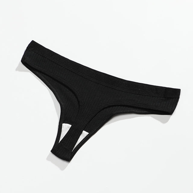 Elegant feminine cotton lingerie briefs