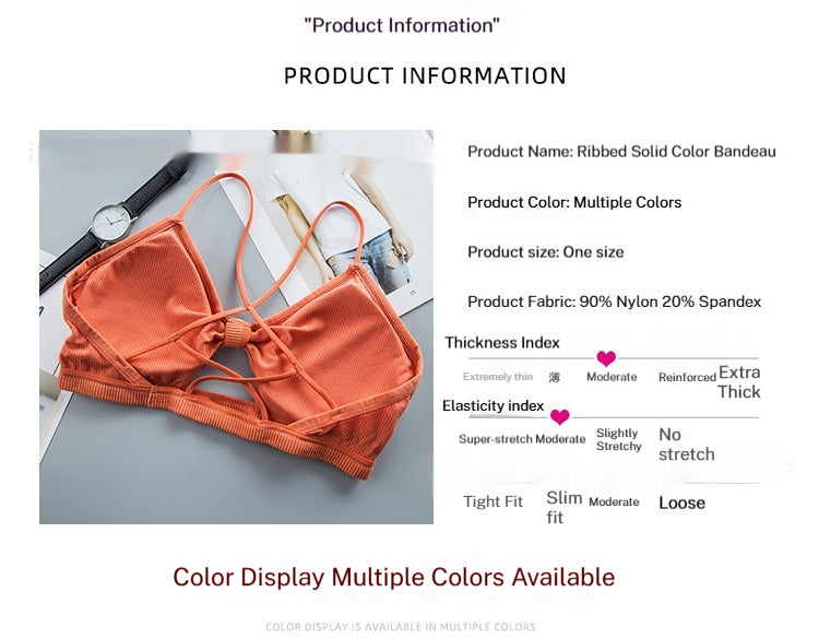 Elegant breathable cutout polyester bras - image 3
