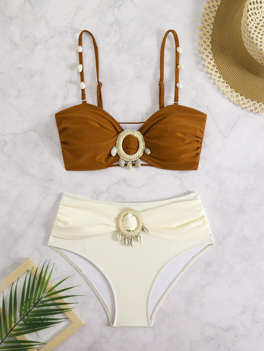 Backless nylon lingerie bikini set - product image 1
