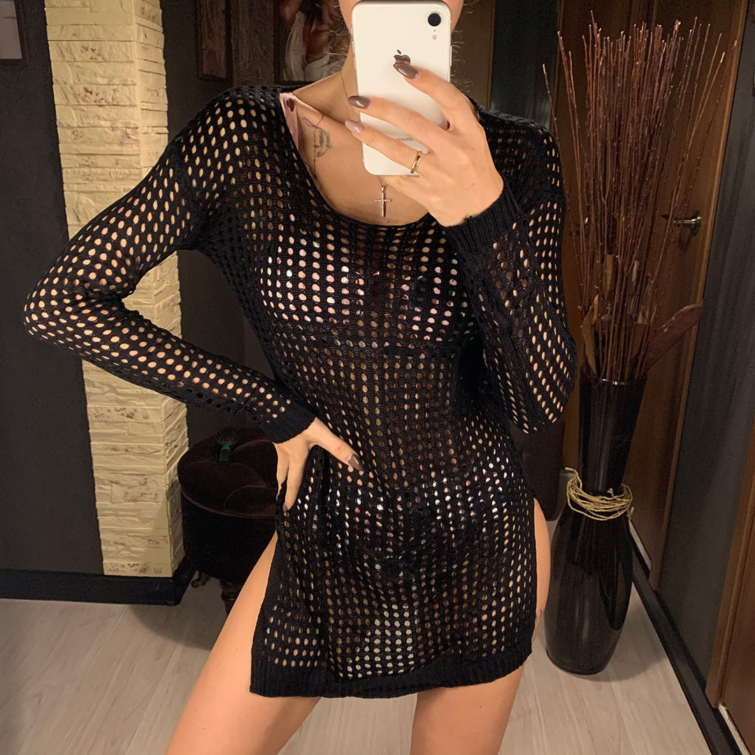 Stylish cutout polyester bikini sets - image 1