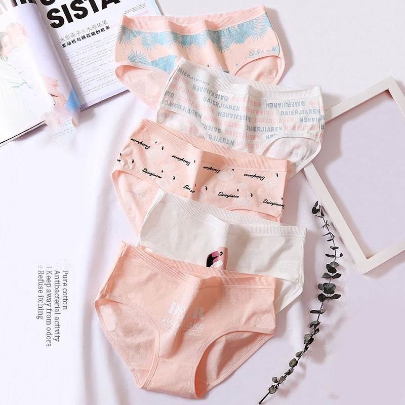 Cotton and spandex lingerie briefs