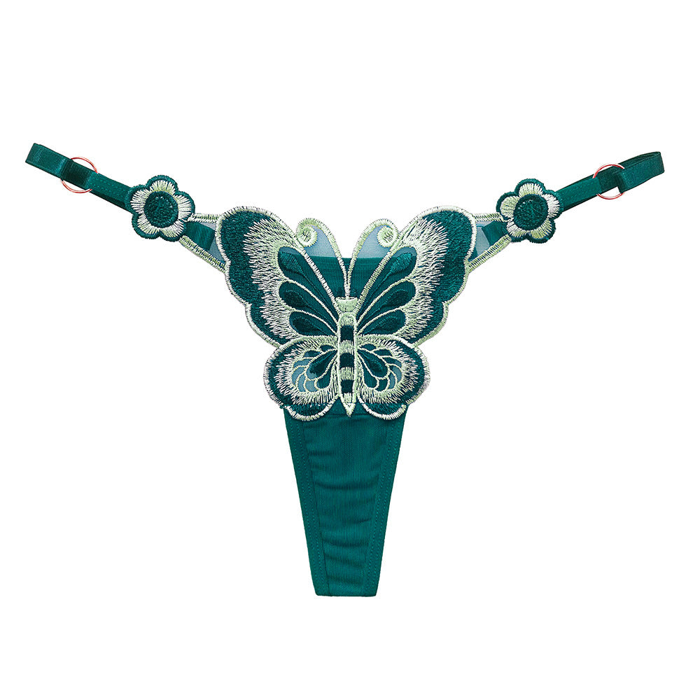 Low-waisted seamless nylon lingerie briefs