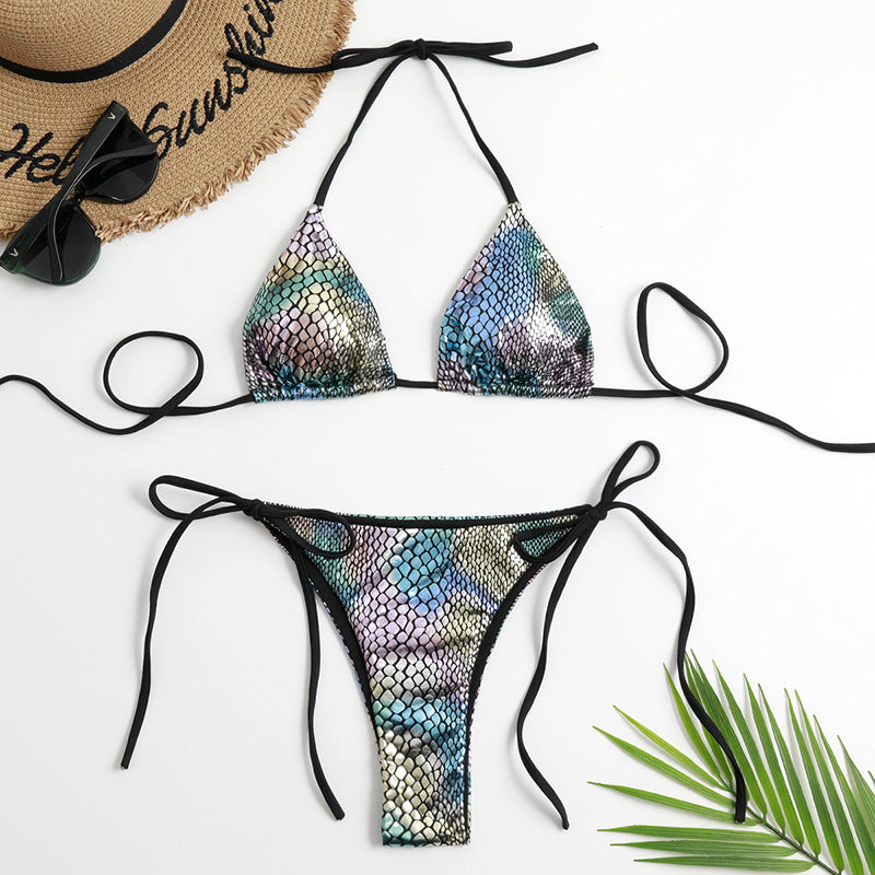 Nylon lingerie bikini sets