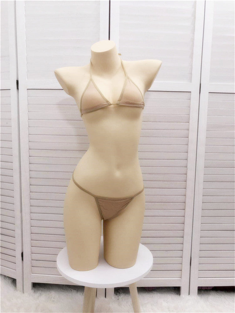 Cutout sheer lace bikini sets - image 4