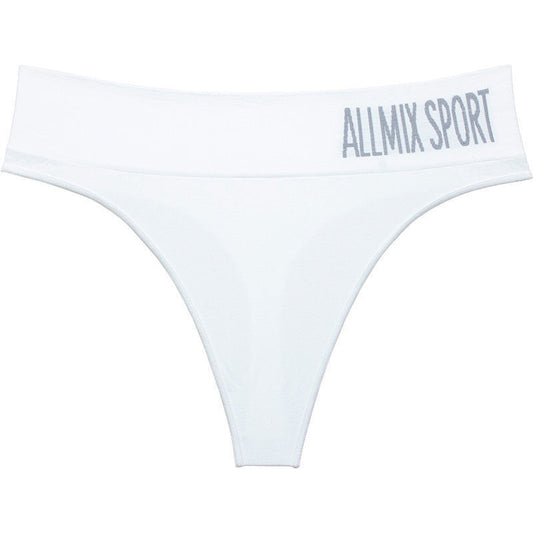 High-waisted seamless cotton and nylon lingerie briefs - image 1