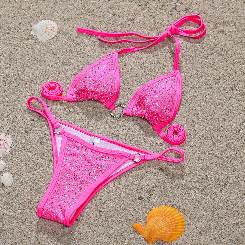 Stylish lace and cotton bikini sets