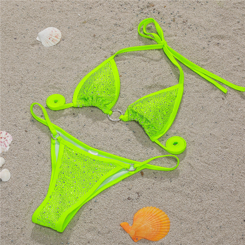 Stylish lace and cotton bikini sets