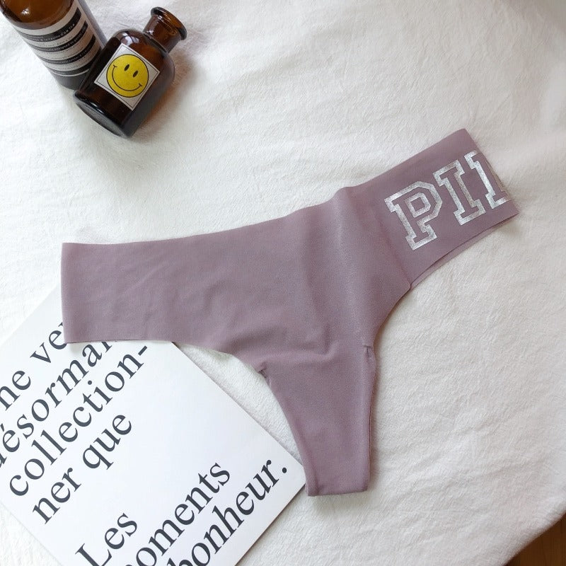 Elegant silk and nylon lingerie briefs