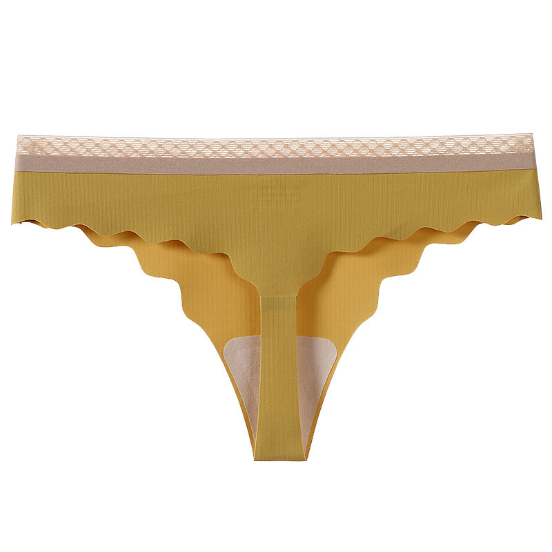 Low-waisted seamless breathable cotton lingerie briefs - image 3