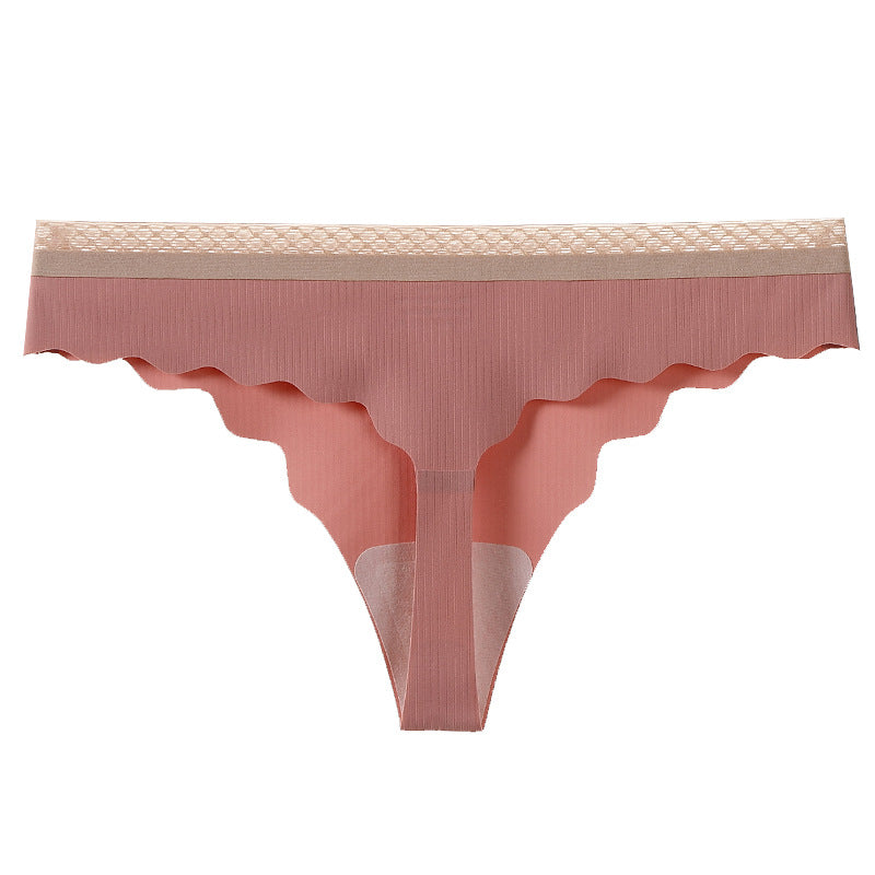 Low-waisted seamless breathable cotton lingerie briefs - image 4