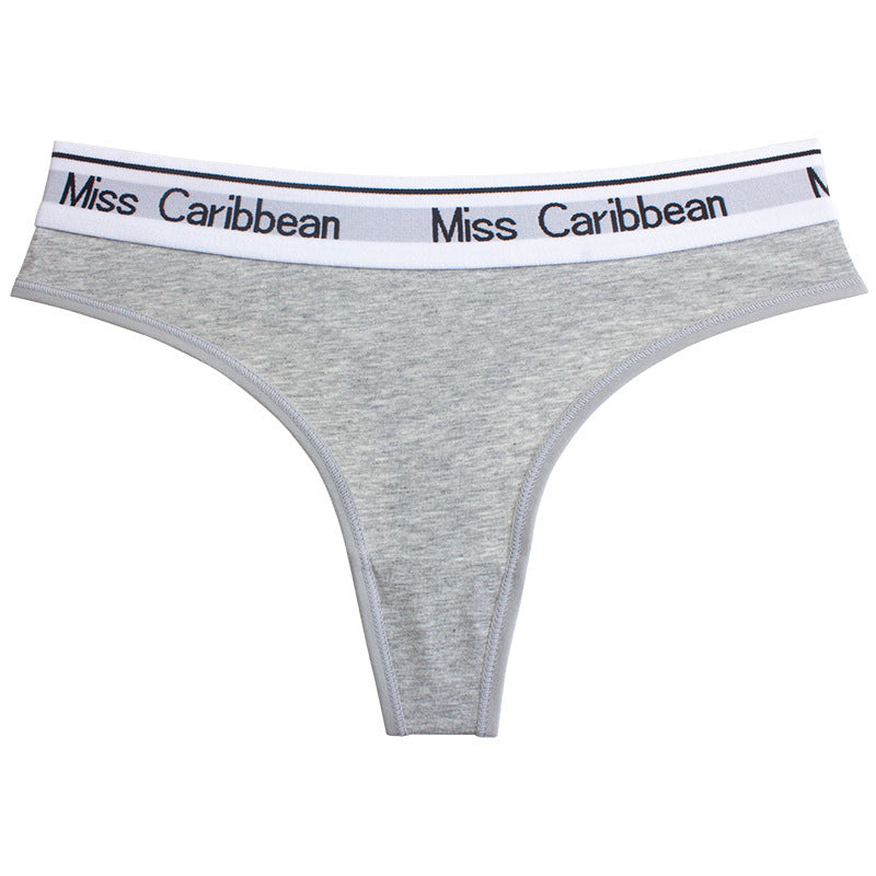 Low-waisted seamless cotton lingerie briefs
