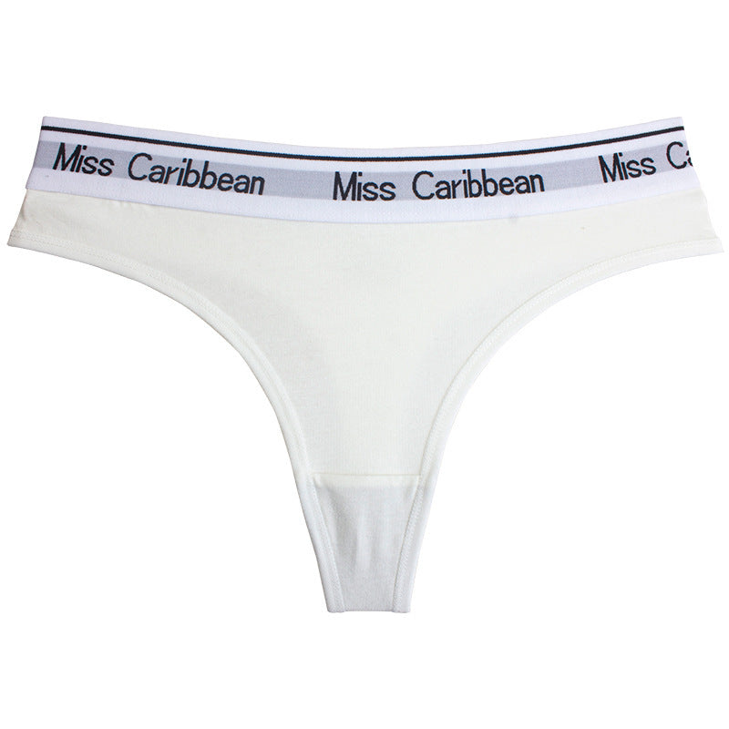 Low-waisted seamless cotton lingerie briefs
