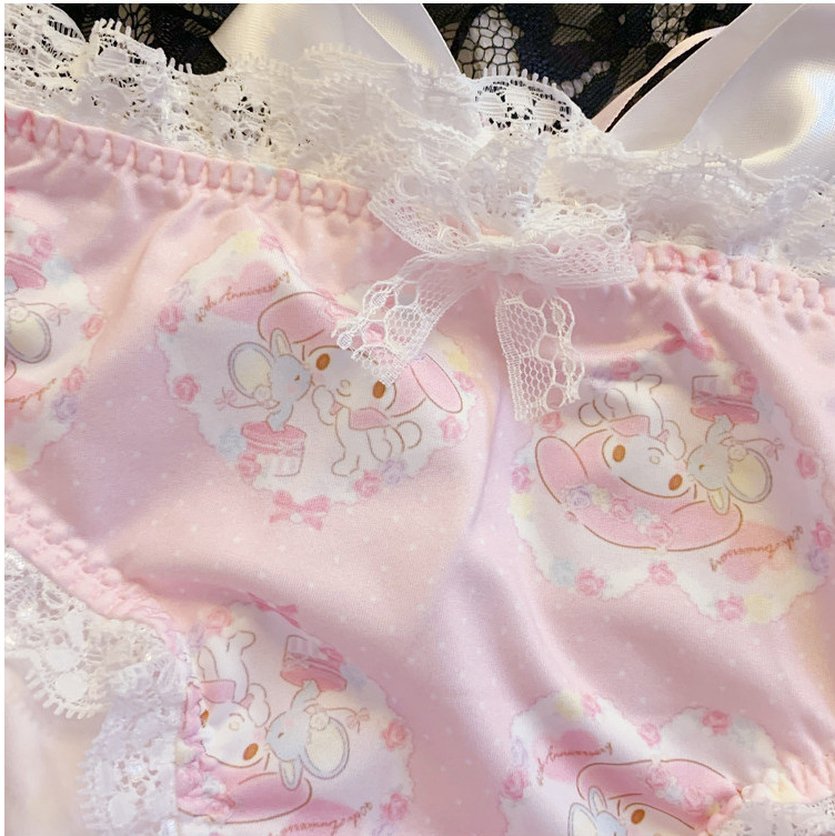 Low-waisted breathable lace and nylon lingerie briefs - image 4