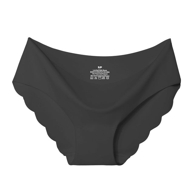 Elegant feminine seamless lingerie briefs