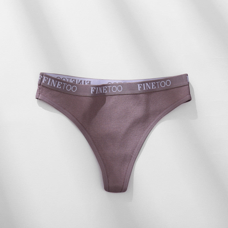 Low-waisted seamless cotton lingerie briefs - image 3