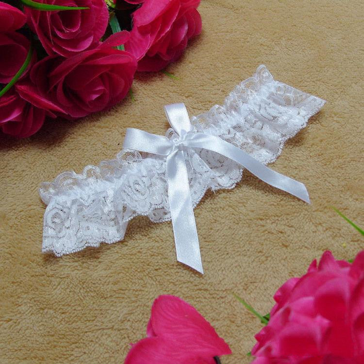 Big bow lace lingerie accessories