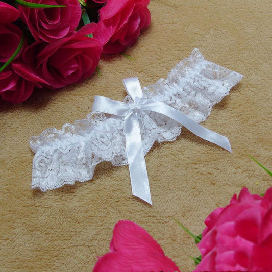 Big bow lace lingerie accessories