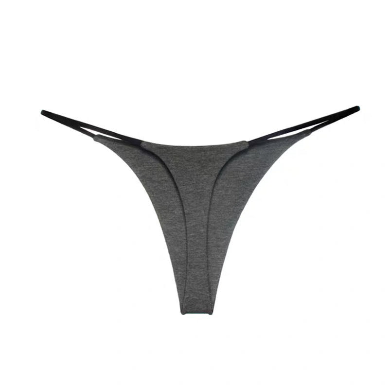 Black seamless low-waist leopard bikini set - product image 2