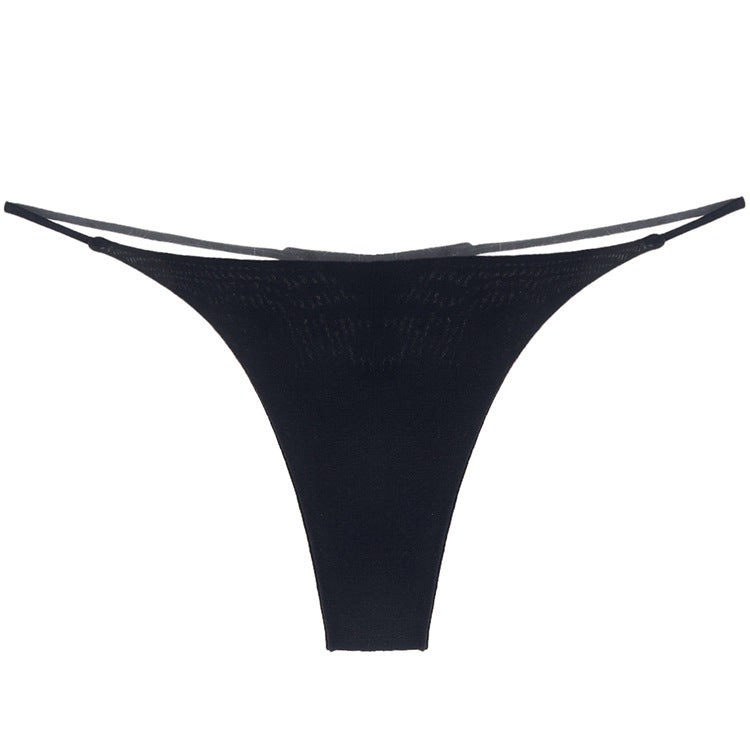 Black seamless low-waist leopard bikini sets
