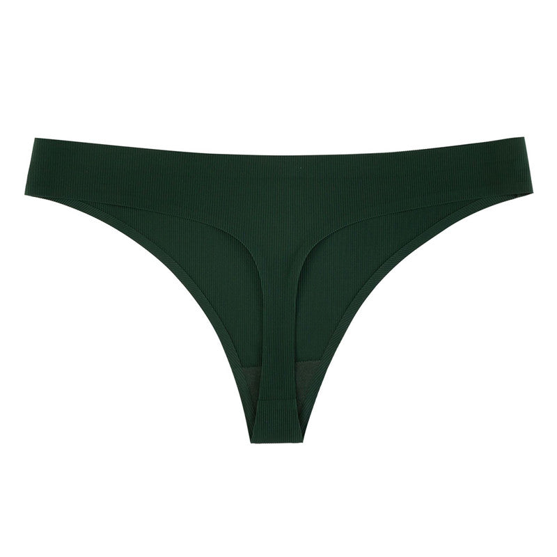 Low-waisted seamless cotton lingerie bodysuits - image 1